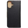 Dėklas Oem Flip case for iPhone 16 PLUS Fancy Book juodas / auksinis