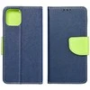 OEM atverčiamas dėklas, skirtas iPhone 15 PRO MAX, Fancy Book, tamsiai mėlynas / lime