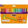 Flomasteriai Bic Kids Couleur, vienpusiai, 24 vnt.