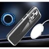 „Oem iPhone 17 Fiber“ dėklas, suderinamas su „MagSafe“ (juodas)
