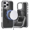 Dėklas Oem Case for iPhone 17 Fiber compatible with MagSafe juodas
