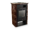 Fireplace stove NORDFLAM VERA BROWN. 6kw