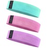 iLike Fitpro Sport Poliestera pretestības lentes sporta zālēm un fitnesam 3 gab. 8 cm platumā - 33 cm / 38 cm / 43 cm