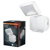 Sieninis šviestuvas Osram 4W LED sieninis lauko šviestuvas, baltas, 4000K, su baterija ir judesio davikliu, IP54