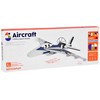 Jokomisiada Foldable lightweight foam airplane flies LED lights propeller USB charging ZA5583