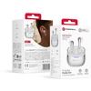 „Forcell F-Audio Pulse Air ENC“ belaidės į ausis įdedamos TWS ausinės, sidabrinės