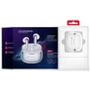 „Forcell F-Audio Pulse Air ENC“ belaidės į ausis įdedamos TWS ausinės, sidabrinės