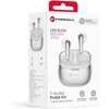 „Forcell F-Audio Pulse Air ENC“ belaidės į ausis įdedamos TWS ausinės, sidabrinės