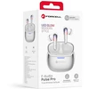 „Forcell F-Audio Pulse Pro ANC + ENC“ belaidės į ausis įdedamos TWS ausinės, sidabrinės