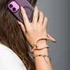 FORCELL F-DESIGN L8X36 riešo telefono virvelė su reguliuojamu ilgiu (maks. 18 cm kilpoje) rožinė balta