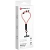 FORCELL F-DESIGN R10X40 riešo telefono virvelė su reguliuojamu ilgiu (maks. 20 cm kilpoje) rožinė balta