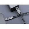 Laidas 4in1 USB C / USB A į USB C / Lightning Forcell F-Energy QC PD 3A 60W 1 m C241 chromuotas
