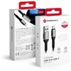 USB A į USB C laidas Forcell F-Energy QC4.0 3A 66W Cafule 2 m C256 juodas
