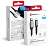 Cable USB A to Lightning Forcell F-Energy 2,4A 12W Cafule 3 m C257 juodas