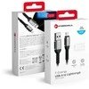 USB A tipo į „Lightning“ tipo laidas „Forcell F-Energy“ 2,4A 12W, Cafule 2 m, C257, juodas