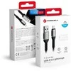 USB A tipo į „Lightning“ tipo laidas „Forcell F-Energy“ 2,4A 12W, Cafule, 3 m, C257, juodas