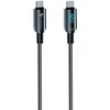 USB C į USB C laidas Forcell F-Energy QC4.0 PD 3A 60W skaitmeninis 1,2 m C274 juodas