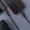 USB C - Lightning laidas Forcell F-Energy PD 3A 27W skaitmeninis 1,2 m C276 juodas