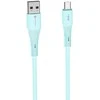 USB A į Micro USB laidas Forcell F-Energy QC3.0 2,4A 18W silikoninis 1 m C341 mėlynas