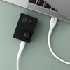 USB A į Micro USB laidas Forcell F-Energy QC3.0 2,4A 18W silikoninis 1 m C341 baltas