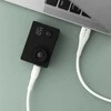 USB A į Micro USB laidas Forcell F-Energy QC3.0 2,4A 18W silikoninis 1 m C341 baltas