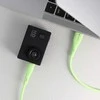 USB A į Micro USB laidas Forcell F-Energy QC3.0 2,4A 18W silikoninis 1 m C341 žalias