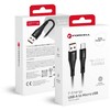 Cable USB A to Micro USB Forcell F-Energy QC3.0 2,4A 18W Silicone 1 m C341 juodas