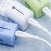 USB A tipo laidas su „Lightning“ jungtimi Forcell F-Energy 2,4A 12W silikoninis, 1 m, C343 baltas