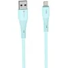 USB A tipo laidas su „Lightning“ jungtimi Forcell F-Energy 2,4A 12W silikoninis, 1 m, C343 mėlynas
