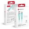 Cable USB A to Lightning Forcell F-Energy 2,4A 12W Silicone 1 m C343 mėlynas