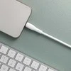 Cable USB A to Lightning Forcell F-Energy 2,4A 12W Silicone 1 m C343 baltas