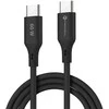 USB C laidas į USB C jungtį Forcell F-Energy QC4.0 PD 3A 60W silikoninis 1 m C344 juodas