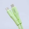 USB C laidas į USB C jungtį Forcell F-Energy QC4.0 PD 3A 60W silikoninis 1 m C344 žalias