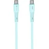 USB C į USB C laidas Forcell F-Energy QC4.0 PD 3A 60W silikoninis 1 m C344 mėlynas