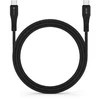 USB C laidas į USB C jungtį Forcell F-Energy QC4.0 PD 3A 60W silikoninis 1 m C344 juodas