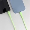 USB C į Lightning kabelis Forcell F-Energy PD 3A 27W Silicone 1 m C346 žalias