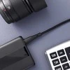 USB C laidas į USB C jungtį Forcell F-Energy QC4.0 PD 5A 100W silikoninis 1 m C347 juodas