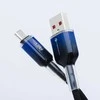 USB A į Micro USB laidas Forcell F-Energy QC3.0 2,4A 18W gradientas 1 m C351 juodas