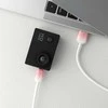 USB A į Micro USB laidas Forcell F-Energy QC3.0 2,4A 18W gradientas 1 m C351 baltas