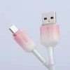 USB A į Micro USB laidas Forcell F-Energy QC3.0 2,4A 18W gradientas 1 m C351 baltas