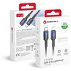 USB C - Lightning kabelis Forcell F-Energy PD 3A 27W gradientas 1 m C356 juodas