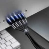 USB C - Lightning kabelis Forcell F-Energy PD 3A 27W gradientas 1 m C356 juodas