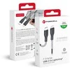 USB C - Lightning laidas Forcell F-Energy PD 3A 27W Carbon 1 m CB-01C juodas