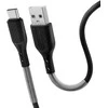 USB A į USB C laidas Forcell F-Energy QC4.0 5A 60W Carbon 1 m CB-02A juodas