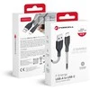USB A į USB C laidas Forcell F-Energy QC4.0 5A 60W Carbon 1 m CB-02A juodas