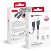USB C į USB C laidas Forcell F-Energy QC4.0 PD 5A 100W Carbon 1 m CB-04C juodas