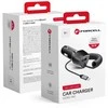 Automobilinis įkroviklis Forcell F-Energy Carbon USB A QC3.0 PD 3A 38W su laidu USB C CC50-1AC juodas