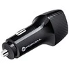 Automobilinis įkroviklis Forcell F-Energy Carbon USB C QC3.0 PD 3A 20W + laidas USB C į USB C CC50-1C juodas