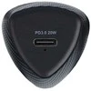 Automobilinis įkroviklis Forcell F-Energy Carbon USB C QC3.0 PD 3A 20W + laidas USB C į USB C CC50-1C juodas