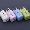 Telefono įkroviklis Forcell F-Energy GaN III Crystal Color USB C + USB A QC4.0 PD 33W + silikoninis laidas USB C į USB C VT-41 žalias
